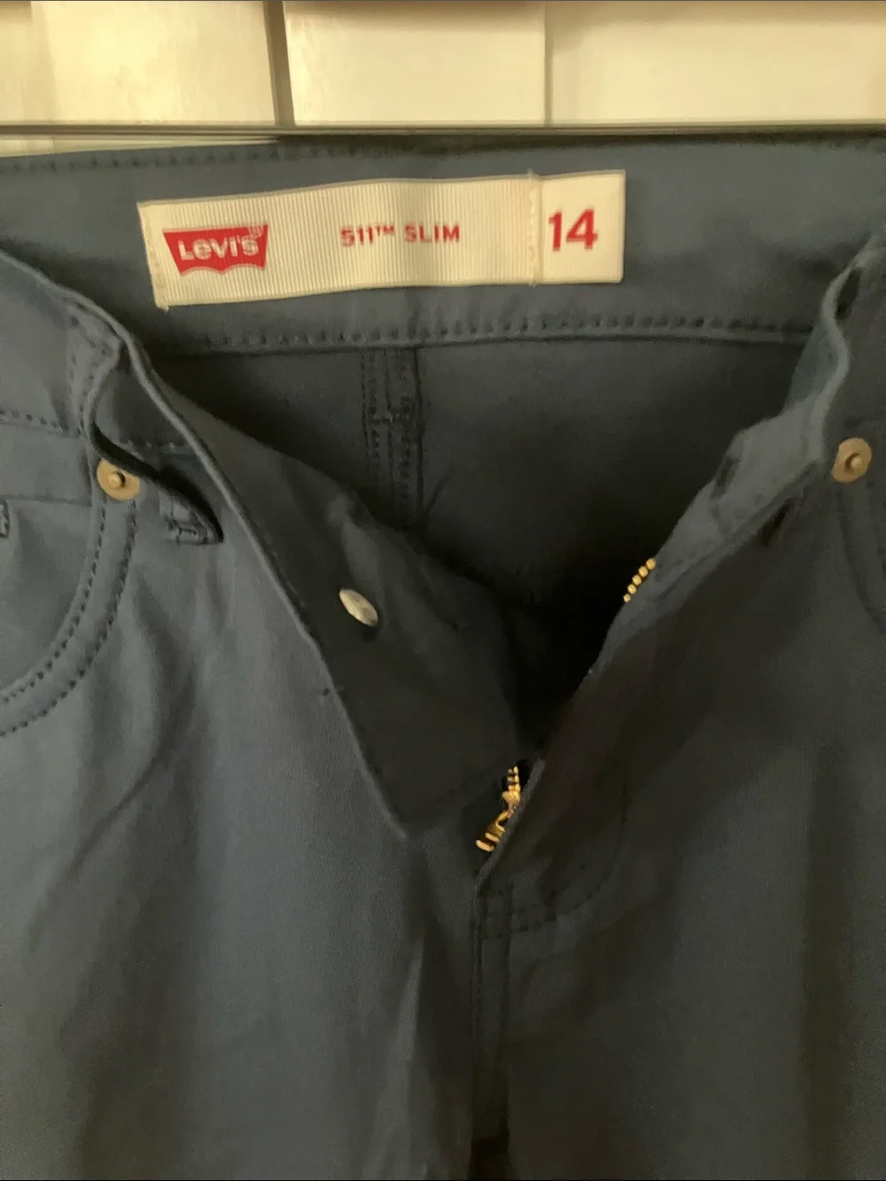 Levi's Navy Straight-Leg Kids Jeans